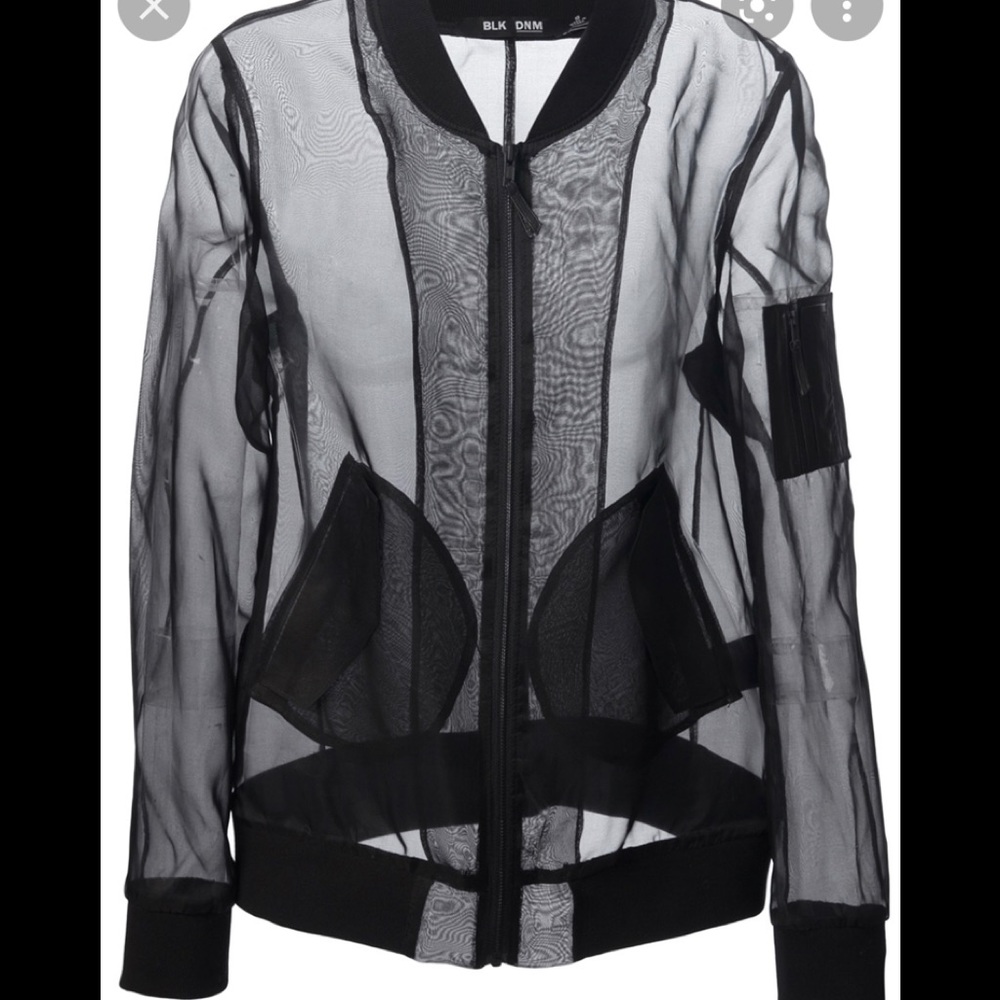 BLK DNM sheer jacket size XS